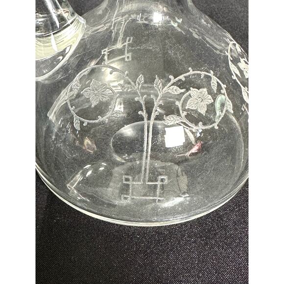 Fostoria Antique 1920's Etch 212 Crystal Cruet-Extremely Rare Find! - Picture 8 of 9